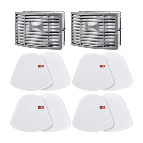 2 HEPA Filter   4 Foam Kit for Shark Powered Lift-Away DLX NV581 581Q XFFT580