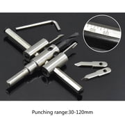 BIBABLYKE 30-120/200/300mm Adjustable Circle Hole Cutter Wood Drywall Wireless Drill Bit Saw Round Cutting Blade Aircraft TypeTool