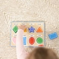 thumbnail image 6 of Melissa & Doug Shapes Wooden Chunky Puzzle (8 pcs) - FSC Certified, 6 of 10