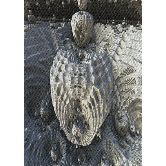 Ahgly Company Indoor Rectangle Patterned Dark Gray Novelty Area Rugs, Swatch Sample