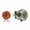 Orange, variant on AUTSW47W 22mm Momentary Billet Button with LED White Ring