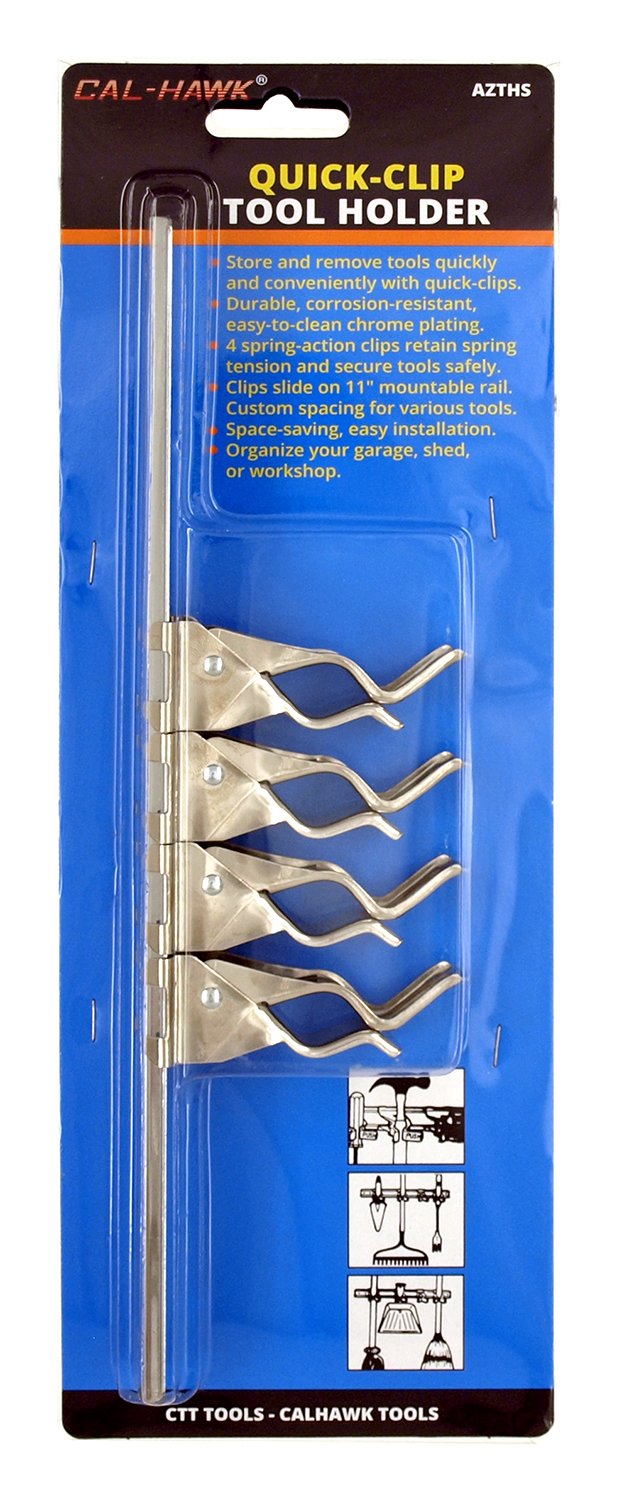 slide rack tool on Quick Clip Tool Broom Wall Holder Storage Rack Walmart Com Walmart Com