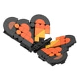 thumbnail image 3 of Monarch Butterfly Building Blocks Set 106PCS Orange & Black Butterfly Model Nature Inspired Insect Display Collectible DIY Construction Kit Desk Decor, 3 of 9