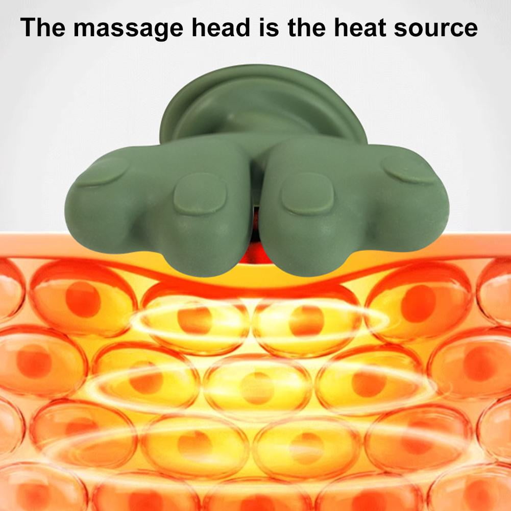 Portable Electric Neck and Back Massager, Bionic Heated Massager with Fingers for Neck Back Shoulder, Electric Shoulder Cervical Massage for Christmas Birthday Gift