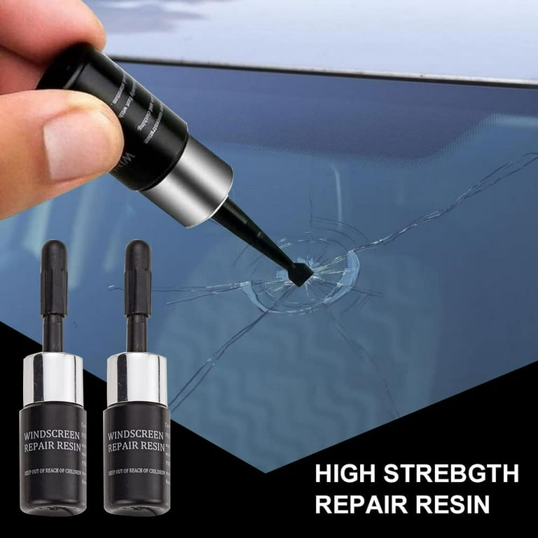 Windshield Repair Kit, Car Windshield Nano Crack Repair- 4
