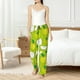 thumbnail image 4 of Balery Green Apple Pantalones de pijama para mujer, pijamas ultraligeros, pantalones de estar por casa-3X-Large, 4 of 6