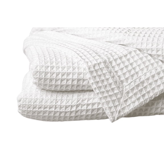 Santa Grace Honeycomb Thermal Waffle Blanket Throw 100% Cotton Twin White
