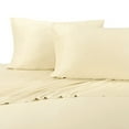 thumbnail image 2 of Luxury 100% Bamboo Viscose Sheets Super Soft & Cool Deep Pockets Sheet Sets - Split King - Ivory, 2 of 5