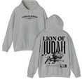 thumbnail image 4 of Unisex Lion of Judah Hoodie - Biblical Scripture & Lion Graphic Sweatshirt - Faith-Based Apparel, 4 of 6