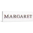 thumbnail image 1 of ARTCANVAS MARGARET Girls Name Room Decor Canvas Art Print - Size: 36" x 12" (1.50" Deep), 1 of 9