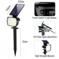 thumbnail image 4 of DAYBETTER Solar Lights Outdoor,800LM 6500K Solar Spotlights for Yard Garden Lawn Patio Tree,White, 4 of 9