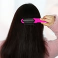 thumbnail image 5 of Unique Bargains  1 Pc Women's Portable Foldable Mirror Comb Travel for Curly Straight Hair Rose Red, 5 of 6