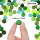 thumbnail image 3 of Uxcell Paquete de 500 Pompones para Manualidades, 0.59" (15mm) Serie Verde de Poliéster Suave y Esponjoso, 3 of 7