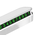 thumbnail image 6 of Car Parking Number Plate Temporary Parking Number Plate Small Stop Accessories Unique Lightweight Moving Auto Phone Number Plate white, 6 of 6