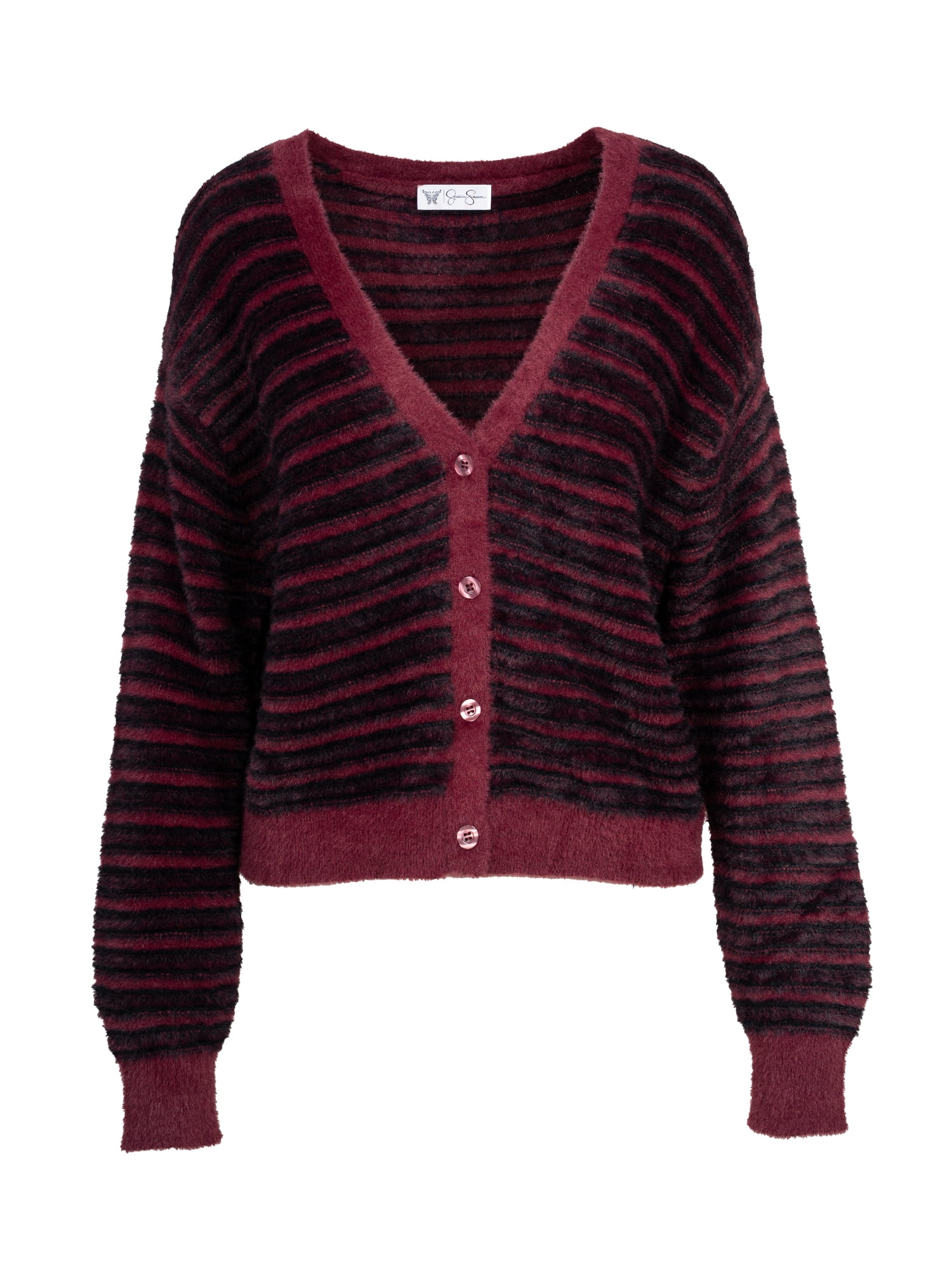Jessica Simpson Women's Dionne Eyelash Cardigan Sweater, Midweight