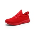 thumbnail image 3 of Harsuny Walking Shoes for Men Wide Width Women Sneakers Lace Up Casual Shoes  Running Sport Shoess Red 5.5, 3 of 9