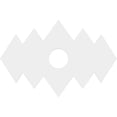 thumbnail image 4 of 12"W x 8"H x 2"ID x 3 3/4"C x 1"P Zoe Architectural Grade PVC Contemporary Ceiling Medallion, 4 of 11