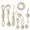 White, variant on 5 Pack Interactive Dog Rope Toy, HOMEIORA Dog Chew Toys, for Large and Medium Aggressive Chewers for Teeth Cleaning