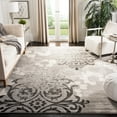 thumbnail image 3 of SAFAVIEH Adirondack Hortense Floral Area Rug, Silver/Ivory, 12' x 18', 3 of 6