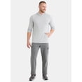 thumbnail image 2 of Athletic Works Men's Tri Blend T-Shirt Hoodie with Long Sleeves, Sizes S-3XL, 2 of 5