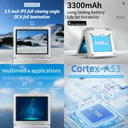 RG35XXSP Handheld Game Console,3.5Screen,3300mAh Battery,5G WiFi Bluetooth HD and TV Output Silver