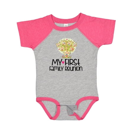 

Inktastic My First Family Reunion Gift Baby Boy or Baby Girl Bodysuit
