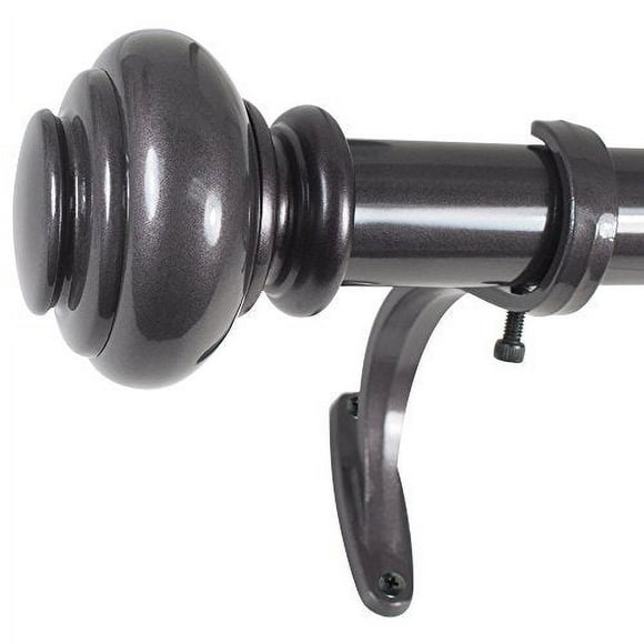 Decopolitan Ensemble de Tringle de Traitement pour Fenêtre Simple 1 Pouce, 36 à 72 Pouces, Bronze Chaud