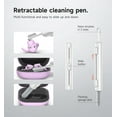 thumbnail image 6 of Suritch Shockproof Protective Case for Beats Fit Pro 2021 Earbuds, Light Purple, 6 of 7
