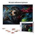 thumbnail image 6 of Naloa Vintage Wolf Warrior Custom Puzzles Personalized Puzzle 1000 Pieces from Photo Custom Jigsaw Puzzle for Wedding, Graduation, (29.5×19.7in, Vertical), 6 of 9