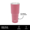 thumbnail image 6 of Built Double Wall Stainless Steel 30oz Tumbler Pink, 6 of 6