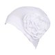 thumbnail image 2 of Turbante transpirable, suave, para dormir, con banda ancha, elástico, multiusos, holgado blanco, 2 of 9