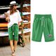 thumbnail image 3 of Pantalones Cortos Casuales para Mujer Día de la Independencia Impreso Elástico de la Cintura, Pantalones Cortos de Verano para Mujeres, 3 of 4