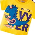 thumbnail image 2 of URMAGIC 2-7T Baby Boys Funny Dinosaur T-shirt Toddler Little Boys 3D Cartoon Tee Tops, 2 of 8