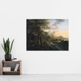 thumbnail image 2 of Jan Both Italian Landscape Draughtsman Painting Extra Large XL Wall Art Poster Print, 2 of 3