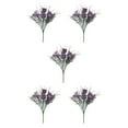 thumbnail image 1 of Matsuzay Fondo de rama de flores artificiales, jarrón de mesa, ramo de plantas, adorno de ambientes, decoración de fiesta de jardín de Type8 NO8, 1 of 6