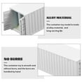 thumbnail image 2 of 1Pack Truck Toy Carriage Diy Simulation Container Model White Alloy Vehicle For Children Sandbox Scene, 2 of 8