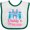 White and Green, variant on Inktastic Princess (Daddy's) Girls Baby Bib