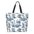 thumbnail image 1 of Balery Vintage Floral 1 Bolsa Tote Estilo Estético con Cremalleras, Bolsa de Hombro, Bolsa de Compras Grande y Plegable, 1 of 8