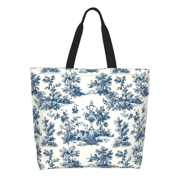 Balery Vintage Floral 1 Bolsa Tote Estilo Estético con Cremalleras, Bolsa de Hombro, Bolsa de Compras Grande y Plegable