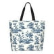 thumbnail image 1 of Balery Vintage Floral 1 Bolsa Tote Estilo Estético con Cremalleras, Bolsa de Hombro, Bolsa de Compras Grande y Plegable, 1 of 8