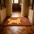 thumbnail image 6 of Stijggn Patriotic Door Mat 35.4x23.7inch Dog Flags Rug Patriotic Welcome Doormat with Slide Resistants Rubber Vintage Floor Mat for Indoor Outdoor Decor, 6 of 9