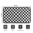 thumbnail image 5 of Black and White Checkered Pattern Door Rugs,Washable Non Slip Door Mats Indoor,Decorative Door Mats,Entry Mat Indoor for Entrance,Bedroom,Kitchen,Bathroom,30"x17", 5 of 6