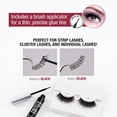 thumbnail image 4 of i-Envy by KISS Super Strong Hold Eyelash Adhesive Waterproof, Long-Lasting Strip Lash Glue, Natural-Looking Allergy & Latex Free with Brush Applicator, Black, 4 of 10