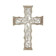 thumbnail image 3 of VHC Brands Natural & Distressed White Wooden Cross Wall Hanging 12x18, Home Decor for Any Room, Made of Wood, Decorative Religious Art, 3 of 4