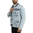 thumbnail image 3 of X RAY Jeans Mens Denim Jacket, Acid Stone, 2XL, 3 of 10