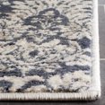 thumbnail image 3 of SAFAVIEH Vintage Wilford Damask Runner Rug, Navy/Cream, 2'2" x 8', 3 of 7