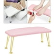 thumbnail image 1 of de Uñas Resto con Soporte PU Cuero Estación Almohada 16x6x1.2 pulgadas shamjiam reposabrazos de uñas, 1 of 9
