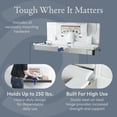 thumbnail image 5 of Foundations Stainless Steel Frameless Horizontal Baby Changing Station, Surface-Mounted (5410339), 5 of 9