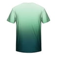 thumbnail image 5 of Njoeus Big & Tall Shirts for Men's Muscle T-Shirts Mens Fashion Gradient Tee Shirts Short Sleeve Athletic Workout Gym T Shirts for Men Bodybuilding Tees M-5XL, 5 of 5
