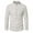 Mens Shirts White, variant on Mens Slim-Fit Shirts Business Casual Long Sleeve T-Shirts Button Stand Collared Pullover Stripe Printed Breathable Office Work Tees Tops